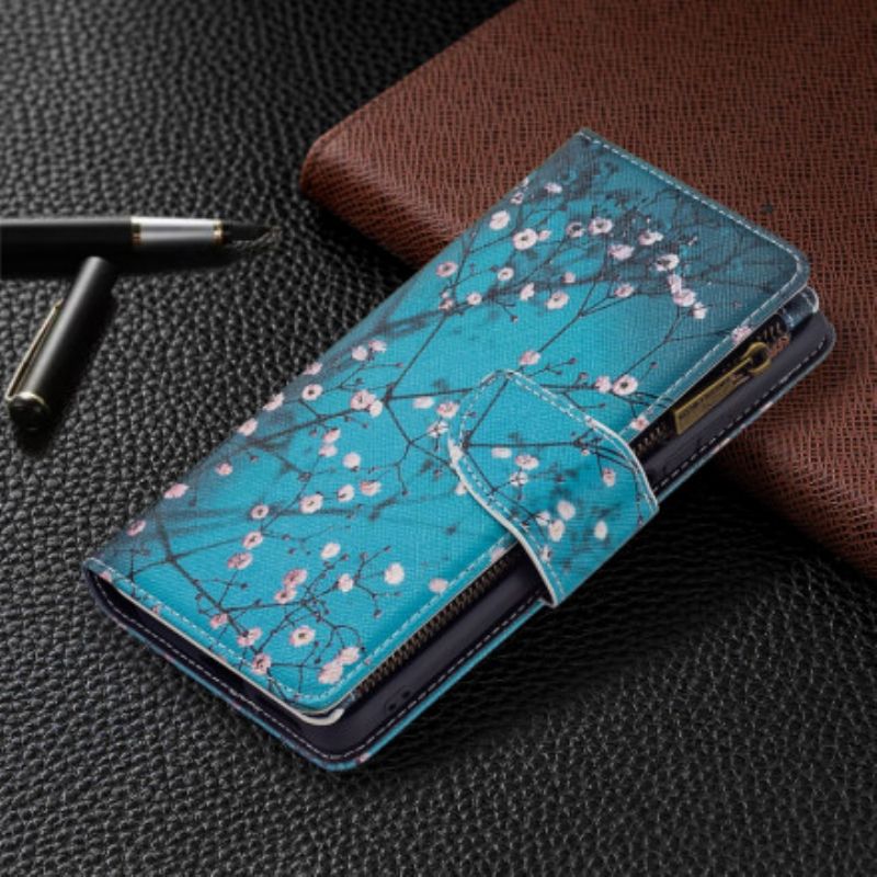 Lederhüllen Für Xiaomi Mi 11t / 11t Pro Baumtasche Mit Reißverschluss
