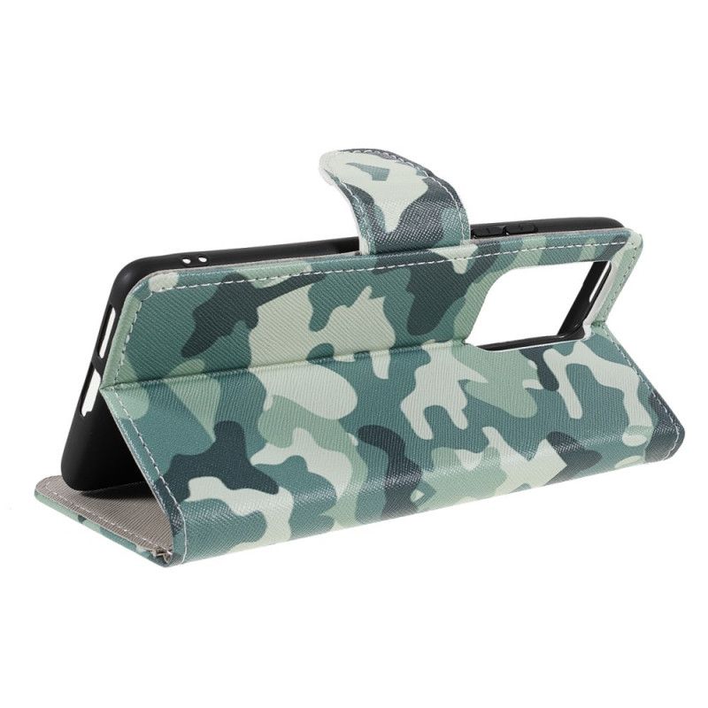 Lederhüllen Für Xiaomi Mi 11t / 11t Pro Militärische Tarnung