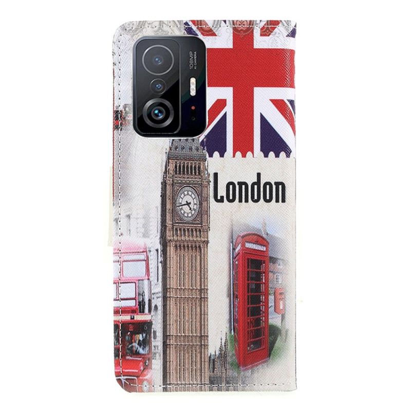 Lederhüllen Xiaomi Mi 11t / 11t Pro Handyhülle Londoner Leben