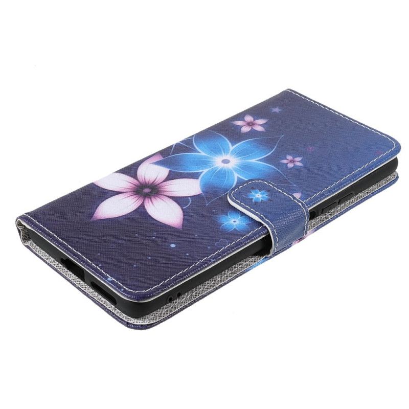 Lederhüllen Xiaomi Mi 11t / 11t Pro Mondblumen Mit Riemen