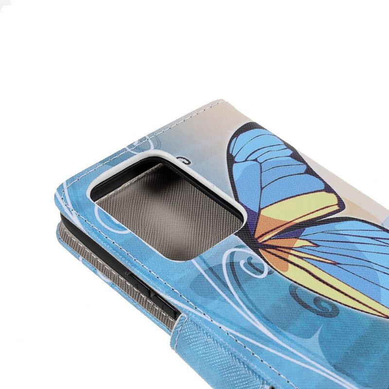 Lederhüllen Xiaomi Mi 11t / 11t Pro Schmetterlinge