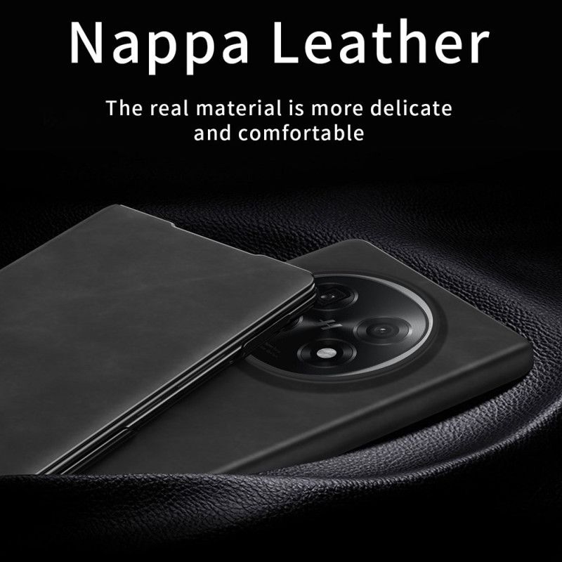 Case Für Oppo Find N5 Ledereffekt
