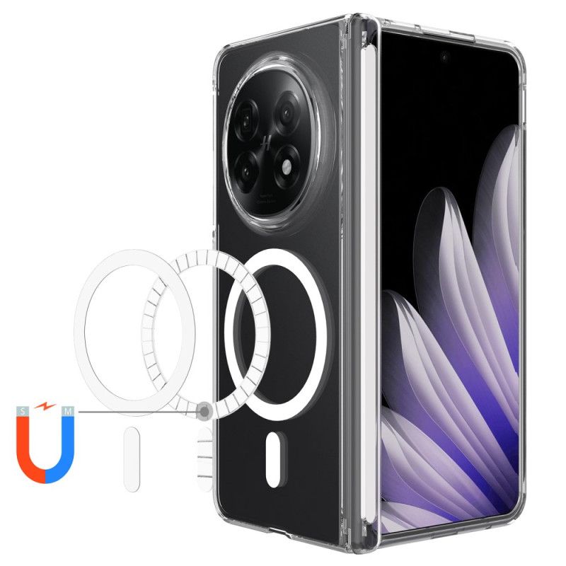 Hülle Für Oppo Find N5 Magnetisch Transparent