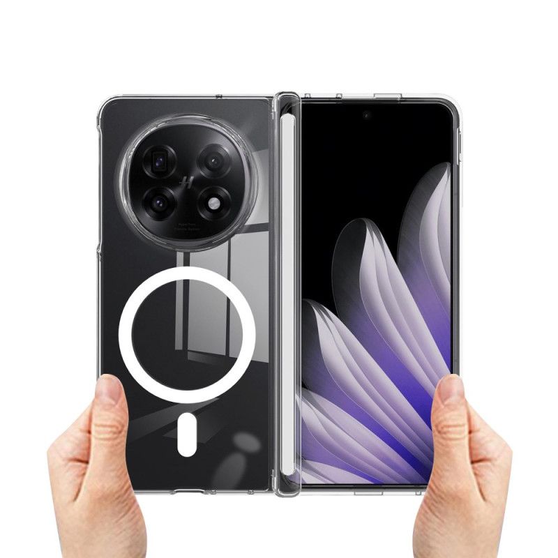 Hülle Für Oppo Find N5 Magnetisch Transparent