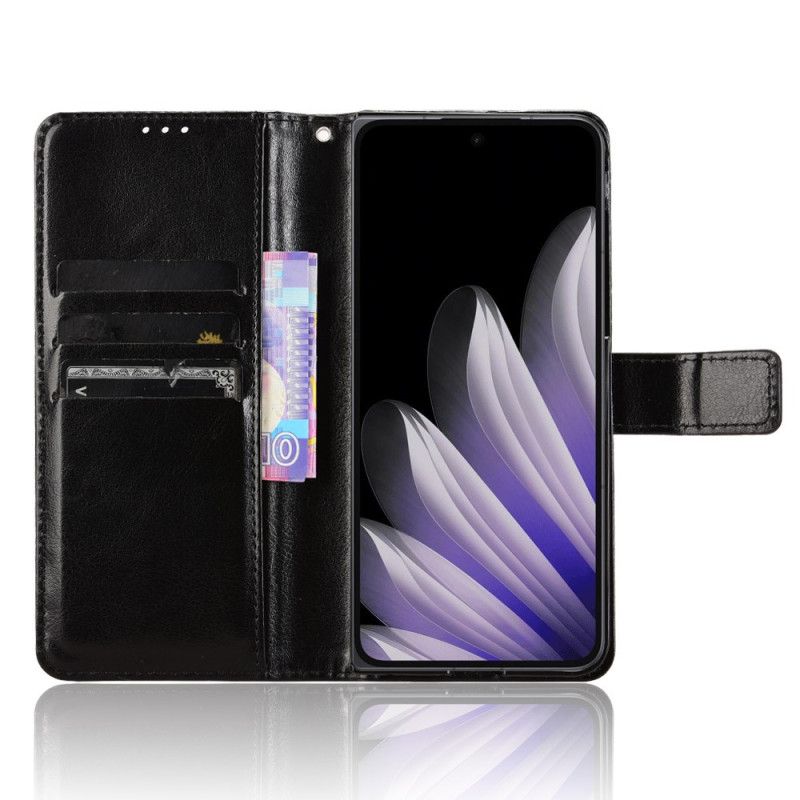Lederhüllen Oppo Find N5 Schillerndes Kunstleder