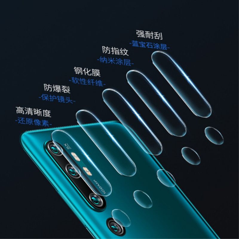 Abdeckung Aus Gehärtetem Glas Für Xiaomi Mi Note 10 / 10 Pro Objektiv
