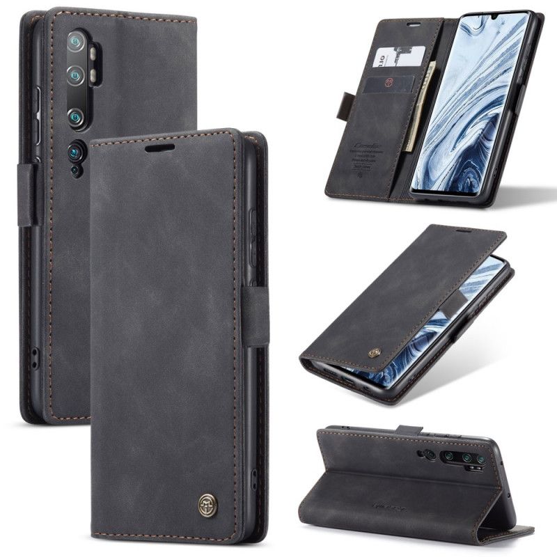 Flip Case Xiaomi Mi Note 10 / 10 Pro Schwarz Ledertasche