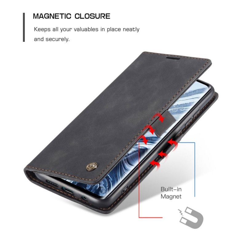 Flip Case Xiaomi Mi Note 10 / 10 Pro Schwarz Ledertasche