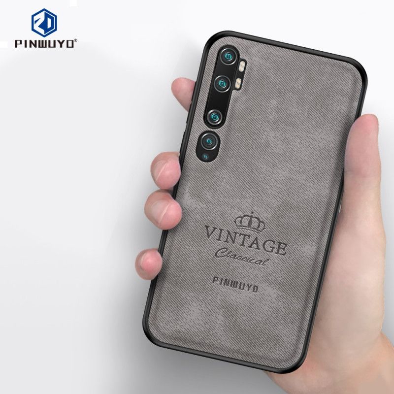 Hülle Für Xiaomi Mi Note 10 / 10 Pro Schwarz Ehrenwerter Vintage Pinwuyo