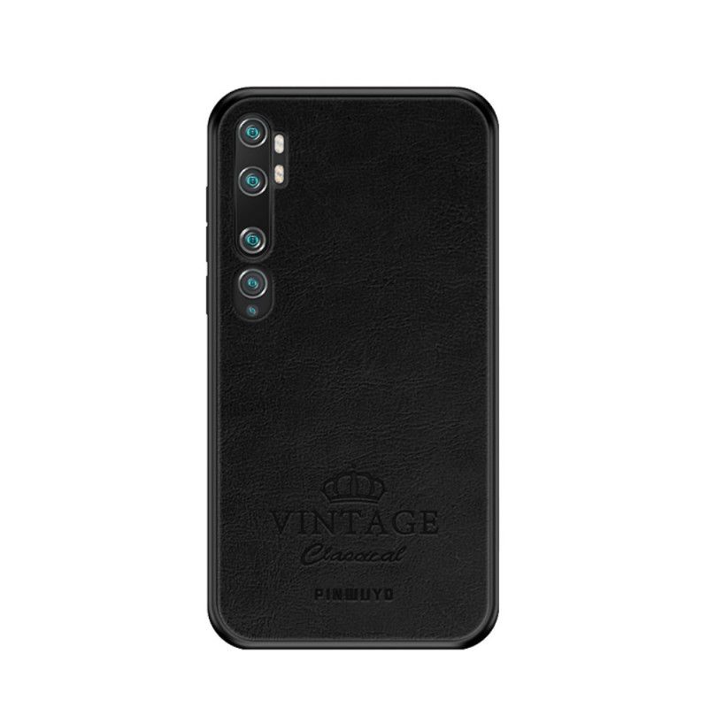 Hülle Für Xiaomi Mi Note 10 / 10 Pro Schwarz Pin Rui Serie Pinwuyo
