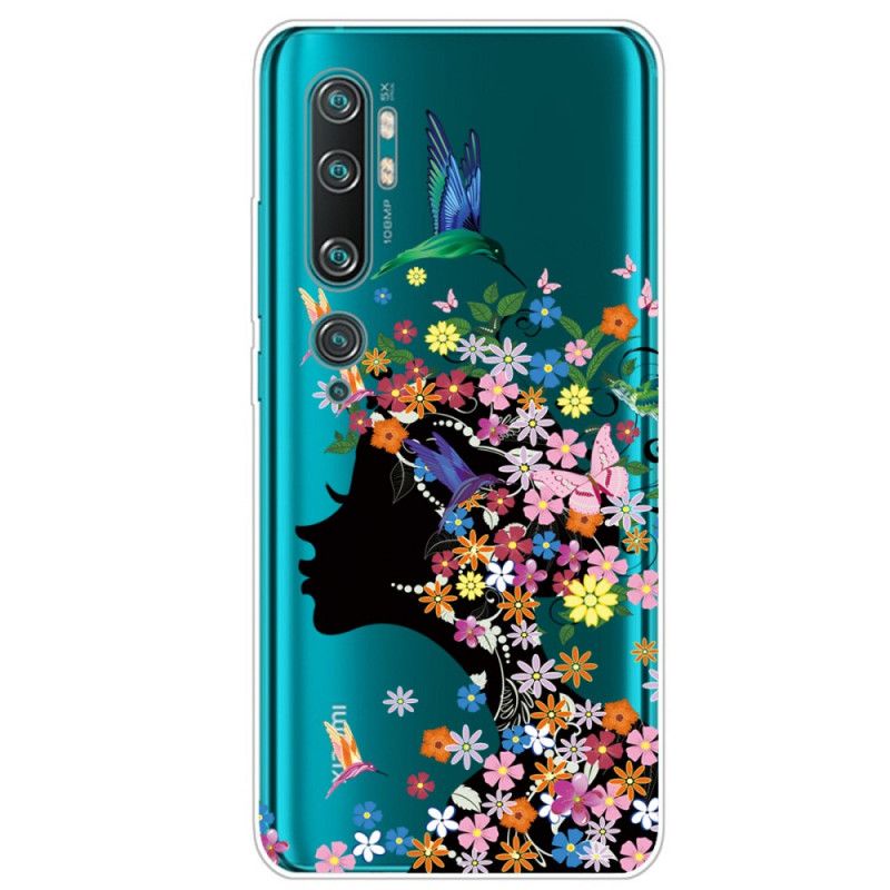 Hülle Xiaomi Mi Note 10 / 10 Pro Hübscher Blütenkopf