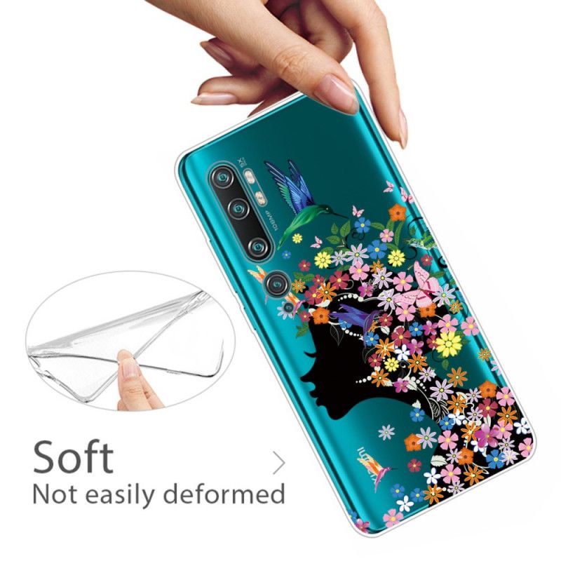 Hülle Xiaomi Mi Note 10 / 10 Pro Hübscher Blütenkopf