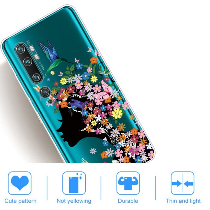 Hülle Xiaomi Mi Note 10 / 10 Pro Hübscher Blütenkopf