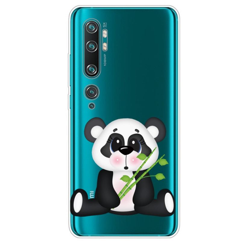 Hülle Xiaomi Mi Note 10 / 10 Pro Transparenter Trauriger Panda