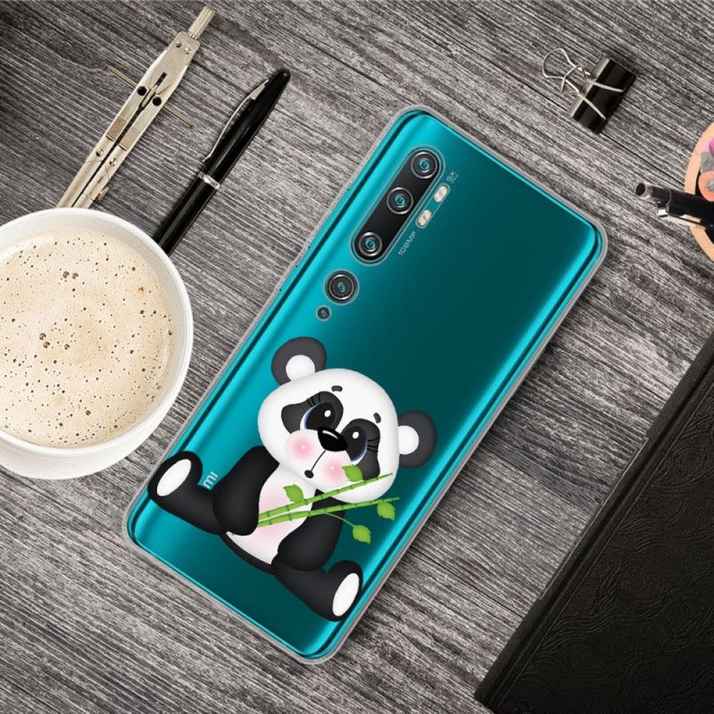 Hülle Xiaomi Mi Note 10 / 10 Pro Transparenter Trauriger Panda