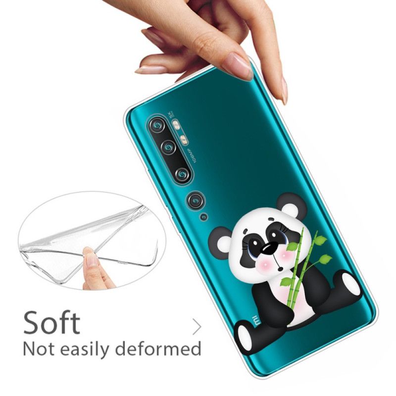 Hülle Xiaomi Mi Note 10 / 10 Pro Transparenter Trauriger Panda