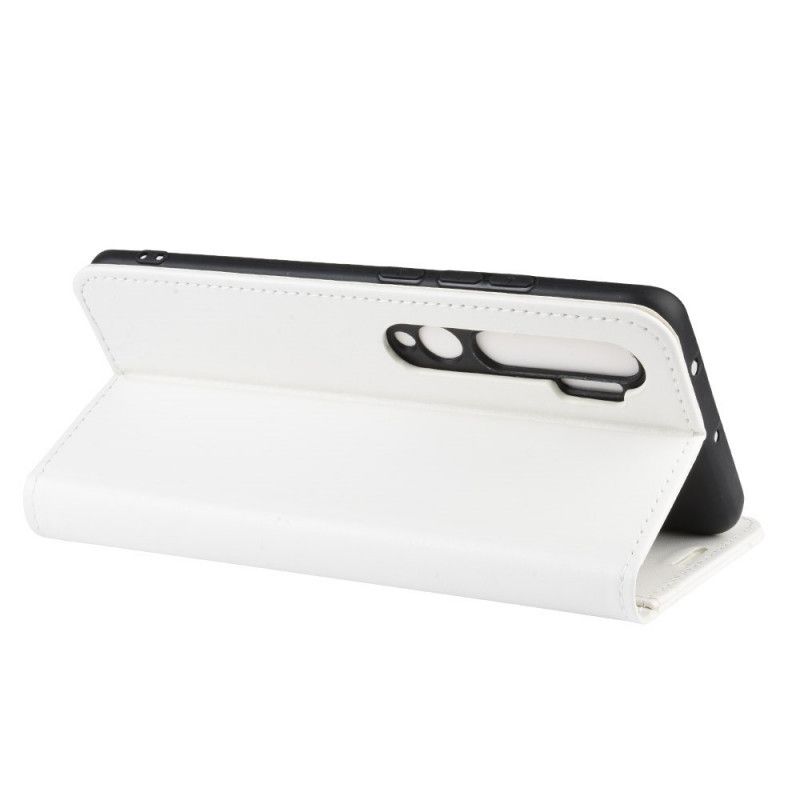 Lederhüllen Für Xiaomi Mi Note 10 / 10 Pro Schwarz Ultra-Kunstleder