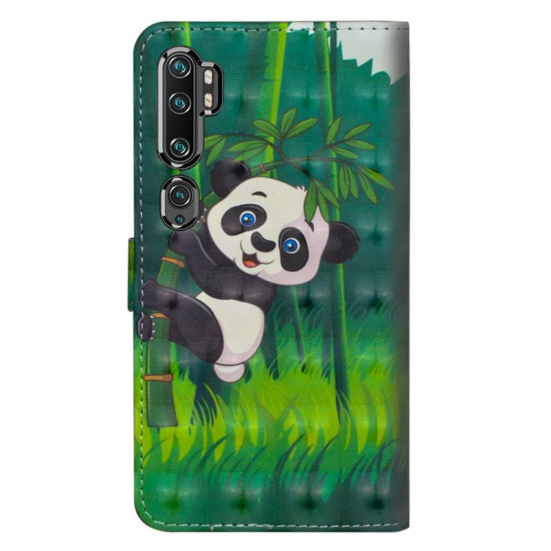 Lederhüllen Xiaomi Mi Note 10 / 10 Pro Panda Und Bambus