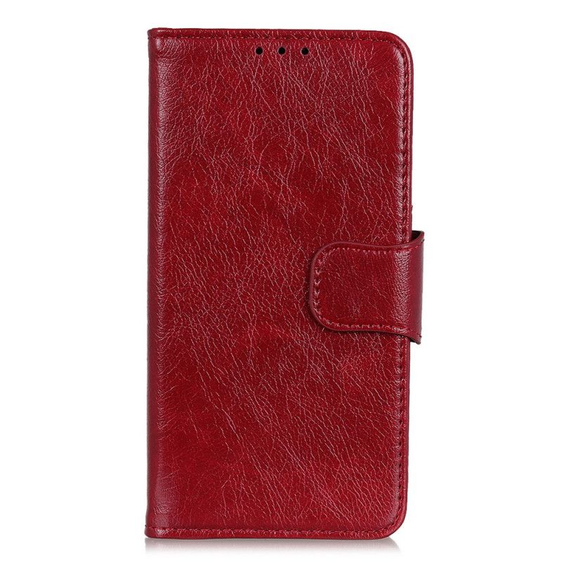 Lederhüllen Xiaomi Mi Note 10 / 10 Pro Schwarz Gespaltenes Nappaleder
