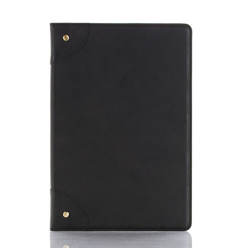 Case Für Huawei MediaPad M6 10.8'' Schwarz Vintage Kunstledernieten