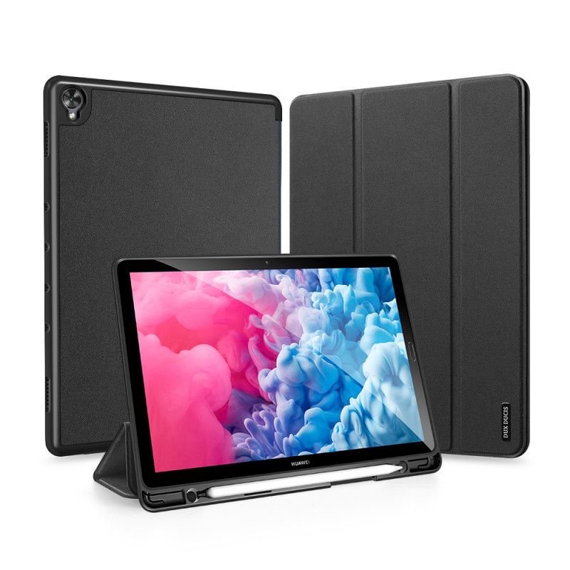 Smart Case Huawei MediaPad M6 10.8'' Schwarz Domo Serie Dux-Ducis