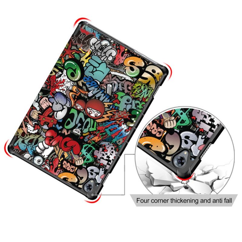 Smart Case Huawei MediaPad M6 10.8'' Verstärktes Graffiti