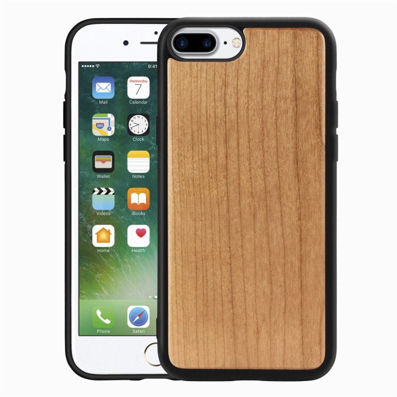 Hülle iPhone 6 / 6S Plus Beige Handyhülle Naturholz