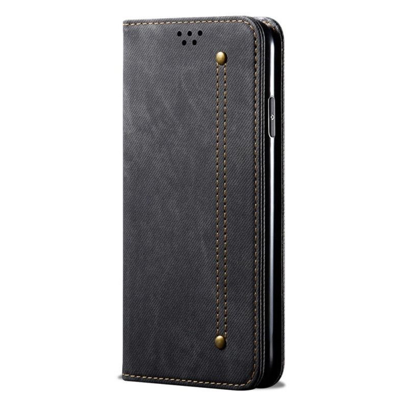 Flip Case Xiaomi Mi 11 Schwarz Jeansstoff