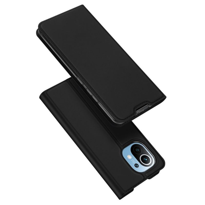 Flip Case Xiaomi Mi 11 Schwarz Pro-Dux-Ducis-Haut