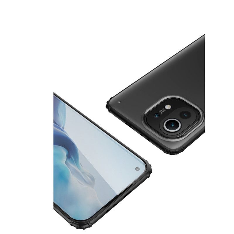 Hülle Für Xiaomi Mi 11 Schwarz Mattierter Hybrid