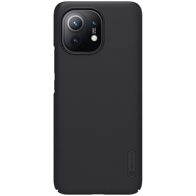 Hülle Xiaomi Mi 11 Schwarz Starrer Gefrosteter Nillkin