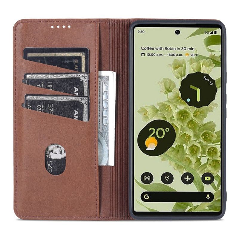 Flip Case Google Pixel 6 Azns Lederstil