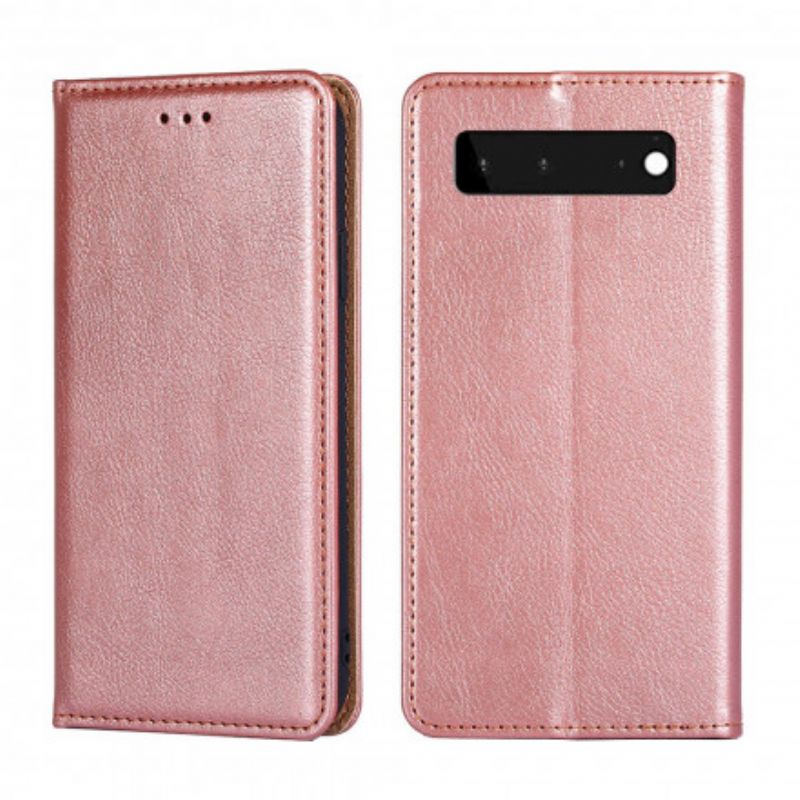 Flip Case Google Pixel 6 Vintage-leder-stil