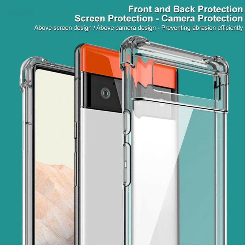 Hülle Google Pixel 6 Handyhülle Transparent Mit Imak Screen Film