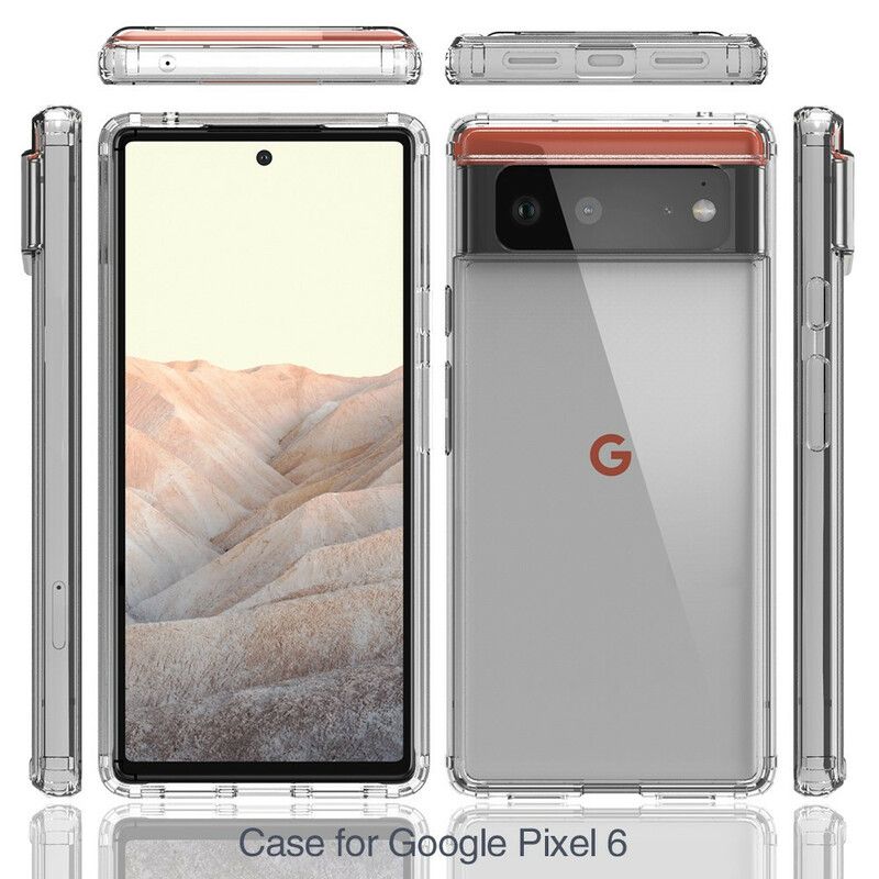 Hülle Google Pixel 6 Transparenter Kartenhalter