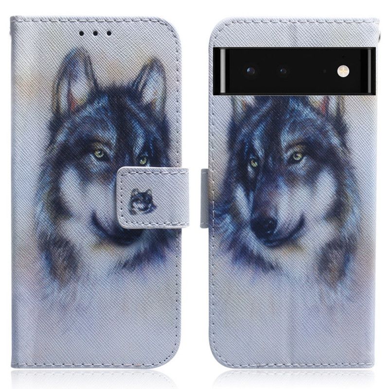 Lederhüllen Für Google Pixel 6 Hunde-look