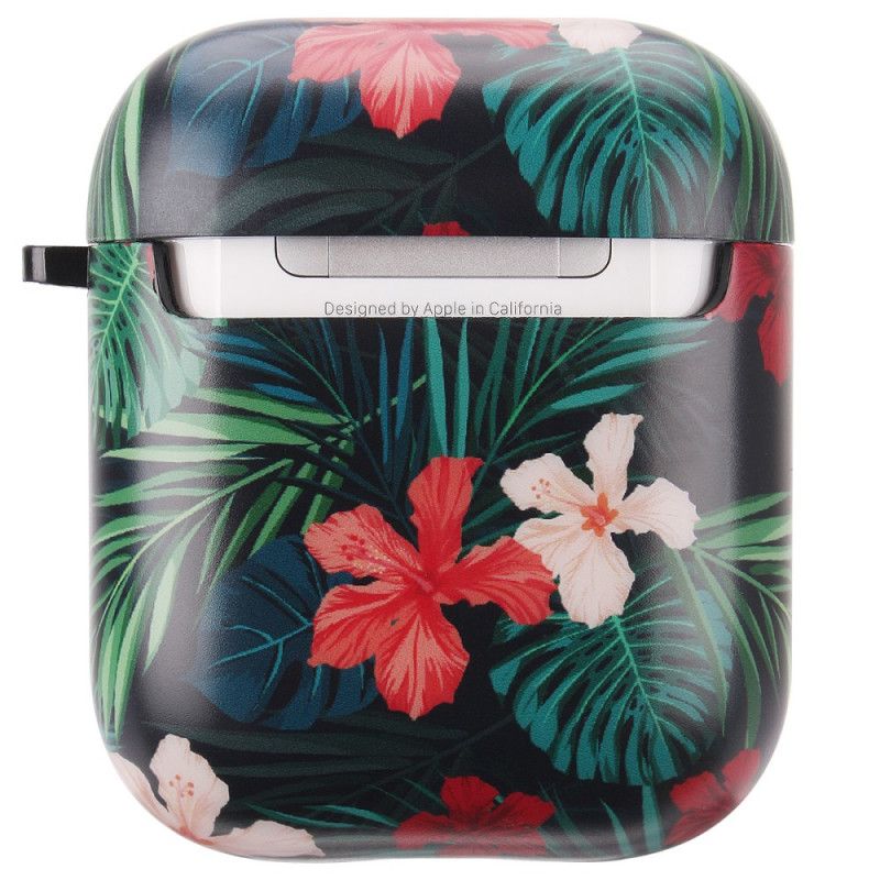 Hülle AirPods Rot Starr Blumig