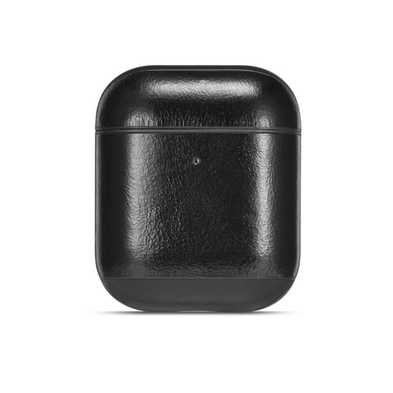 Hülle AirPods Schwarz Echtes Leder