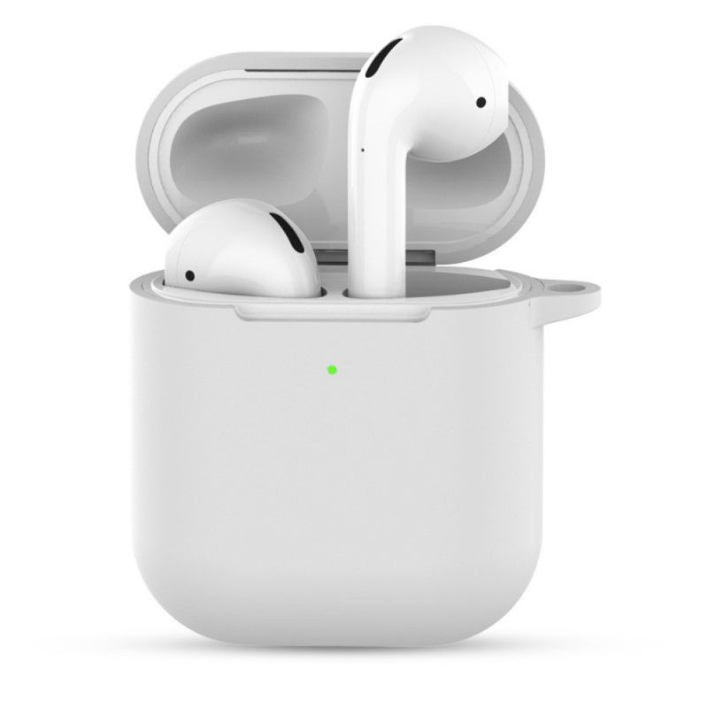 Hülle AirPods Schwarz Handyhülle Silikon Mit Schlüsselring