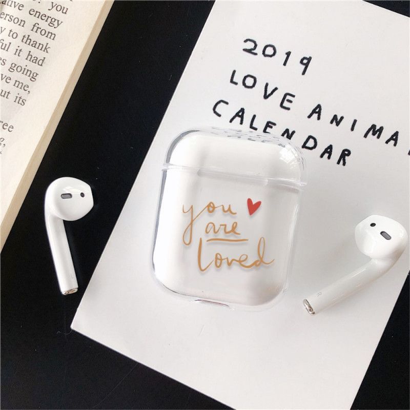 Hülle AirPods Schwarz Liebe