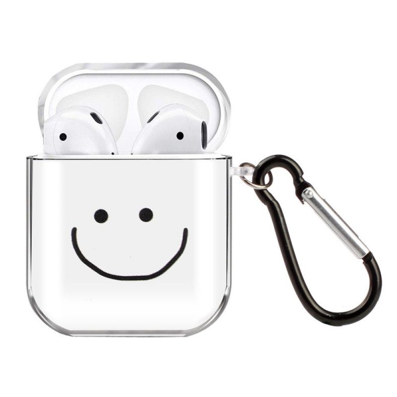 Hülle AirPods Transparentes Silikon-Emoji