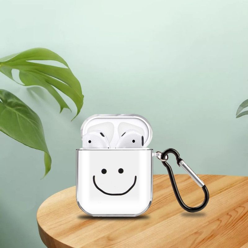 Hülle AirPods Transparentes Silikon-Emoji