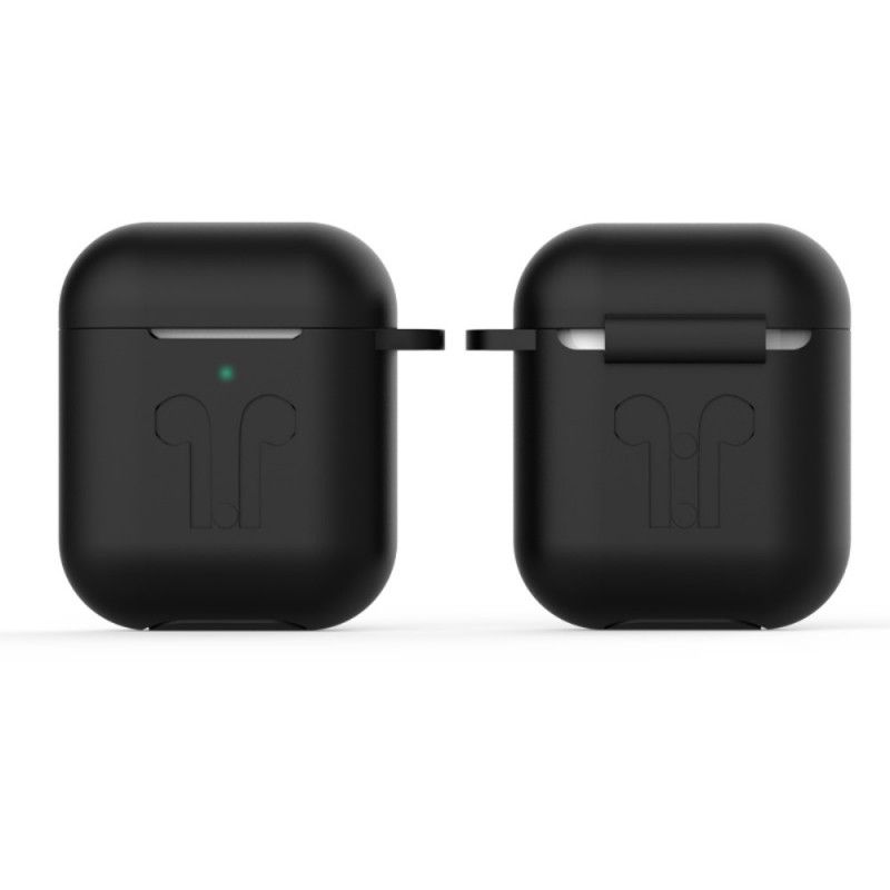 Hülle Für AirPods Schwarz Design Silikon