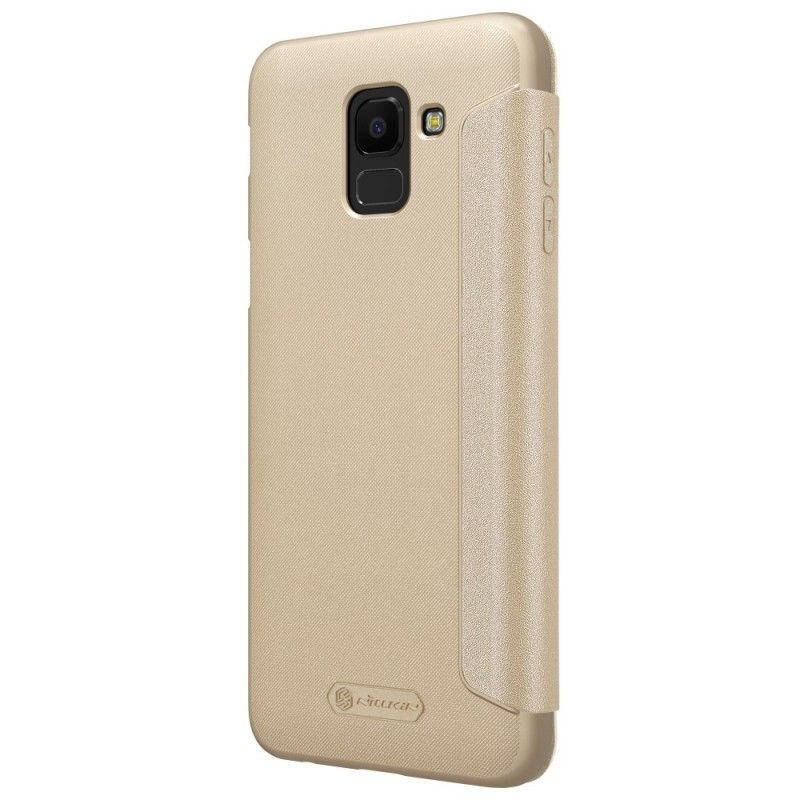 Flip Case Für Samsung Galaxy J6 Schwarz Nillkin