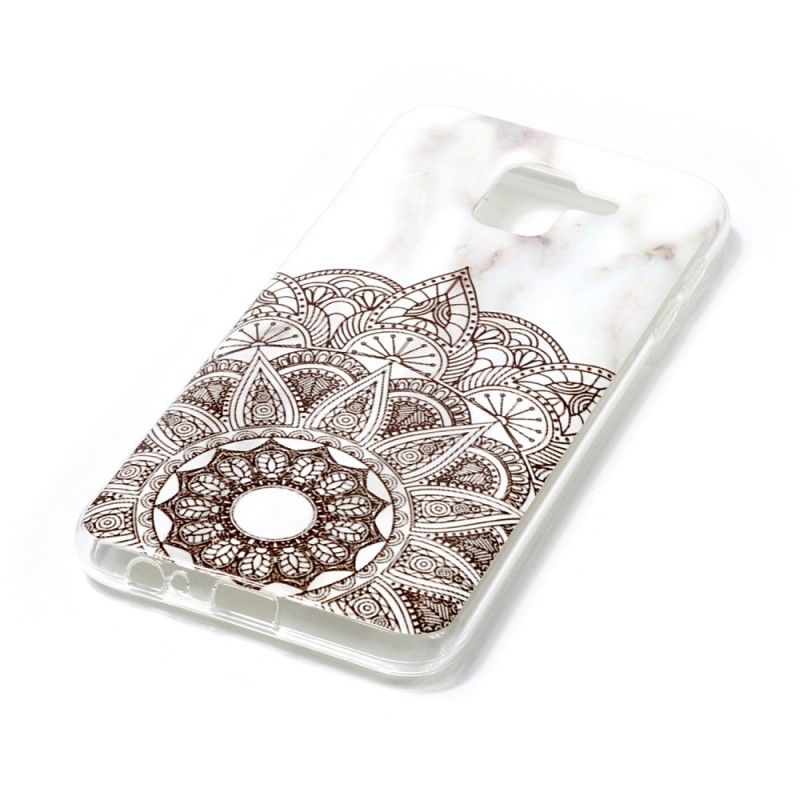 Hülle Samsung Galaxy J6 Handyhülle Marmoriertes Mandala