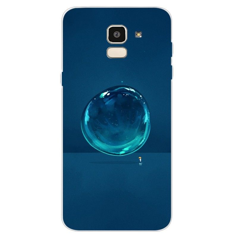 Hülle Samsung Galaxy J6 Handyhülle Wassertropfen