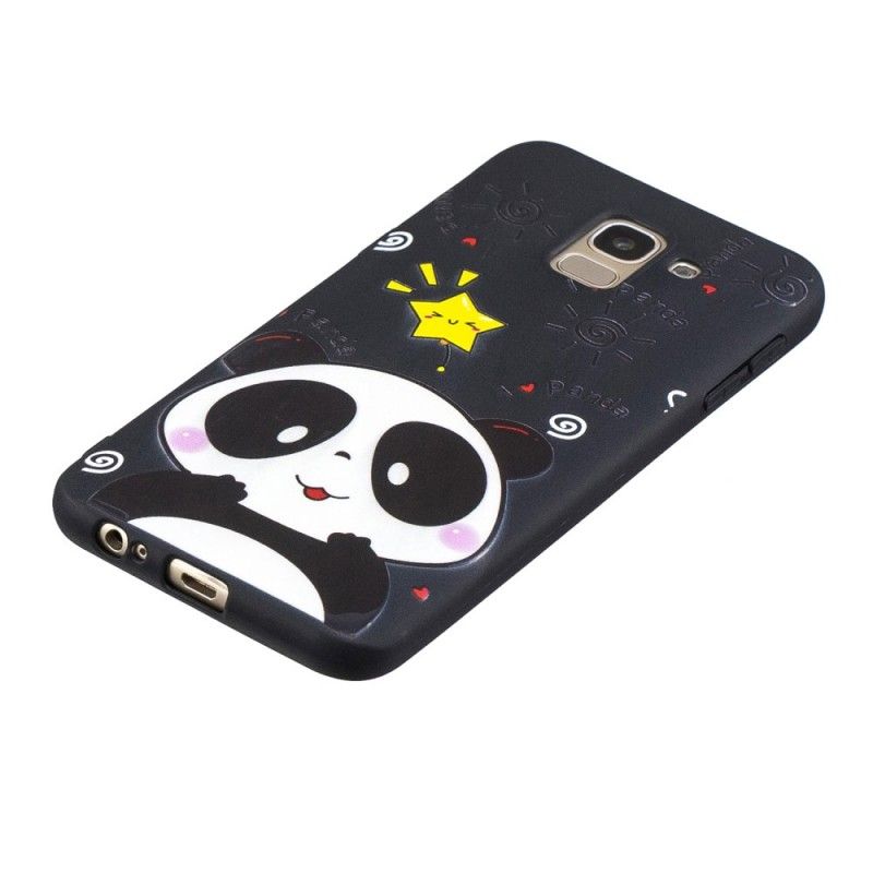 Hülle Samsung Galaxy J6 Pandastern