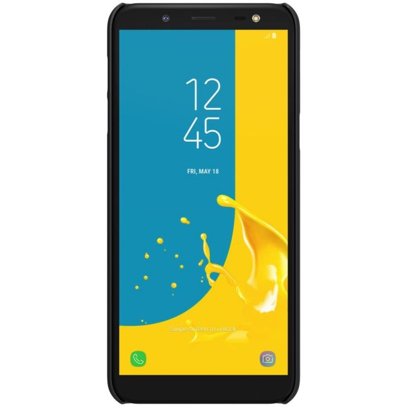 Hülle Samsung Galaxy J6 Weiß Handyhülle Starrer Gefrosteter Nillkin