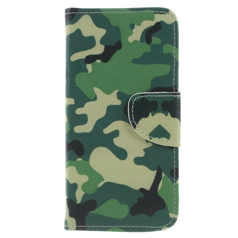 Lederhüllen Samsung Galaxy J6 Militärische Tarnung