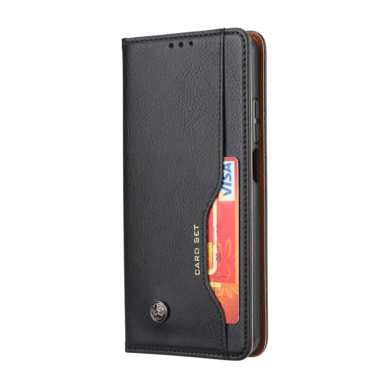Flip Case Xiaomi Mi 10T Lite 5G / Redmi Note 9 Pro 5G Schwarz Handyhülle Karteninhaber